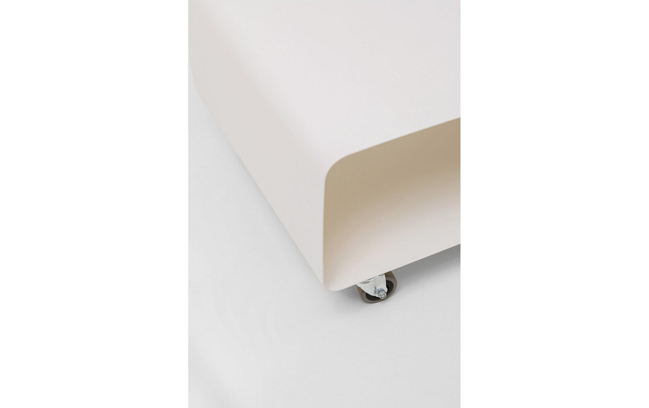 Kare TV-Möbel Lowboard Lounge M 90 x 30 cm, Creme