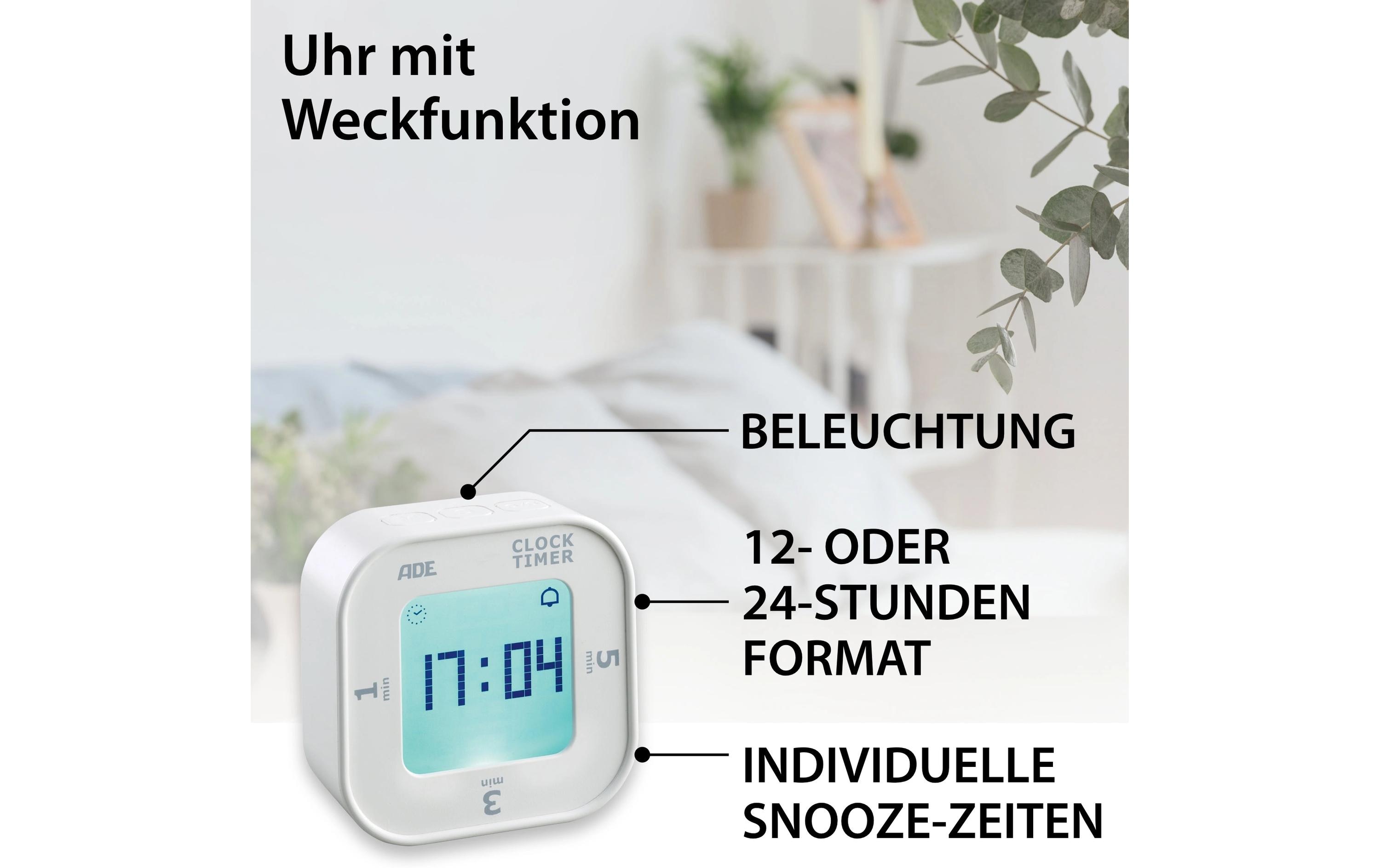 ADE Küchentimer Weiss