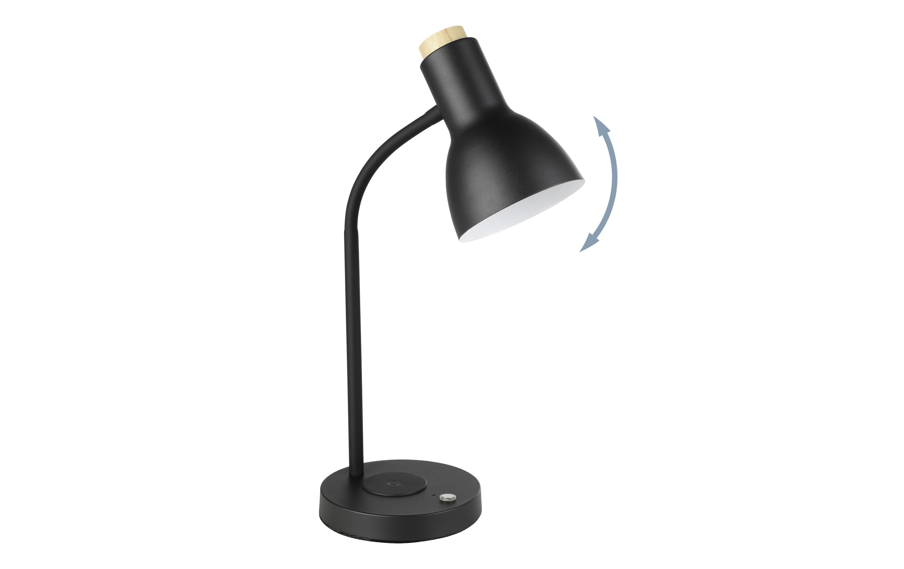 EGLO Leuchten Tischleuchte VERADAL-QI LED 5.5W 3000K Schwarz