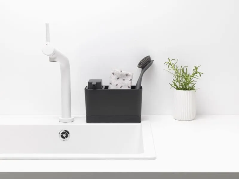 Brabantia Spültrog-Organizer Set, Dunkelgrau Brabantia Spültrog-Organizer Set, Dunkelgrau