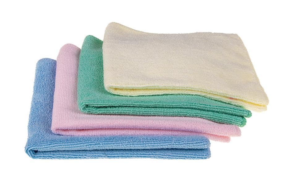 Edi Baur Mikrofaser-Reinigungstuch 4 Stück, Blau/Pink/Grün/Gelb Edi Baur Mikrofaser-Reinigungstuch 4 Stück, Blau/Pink/Grün/Gelb