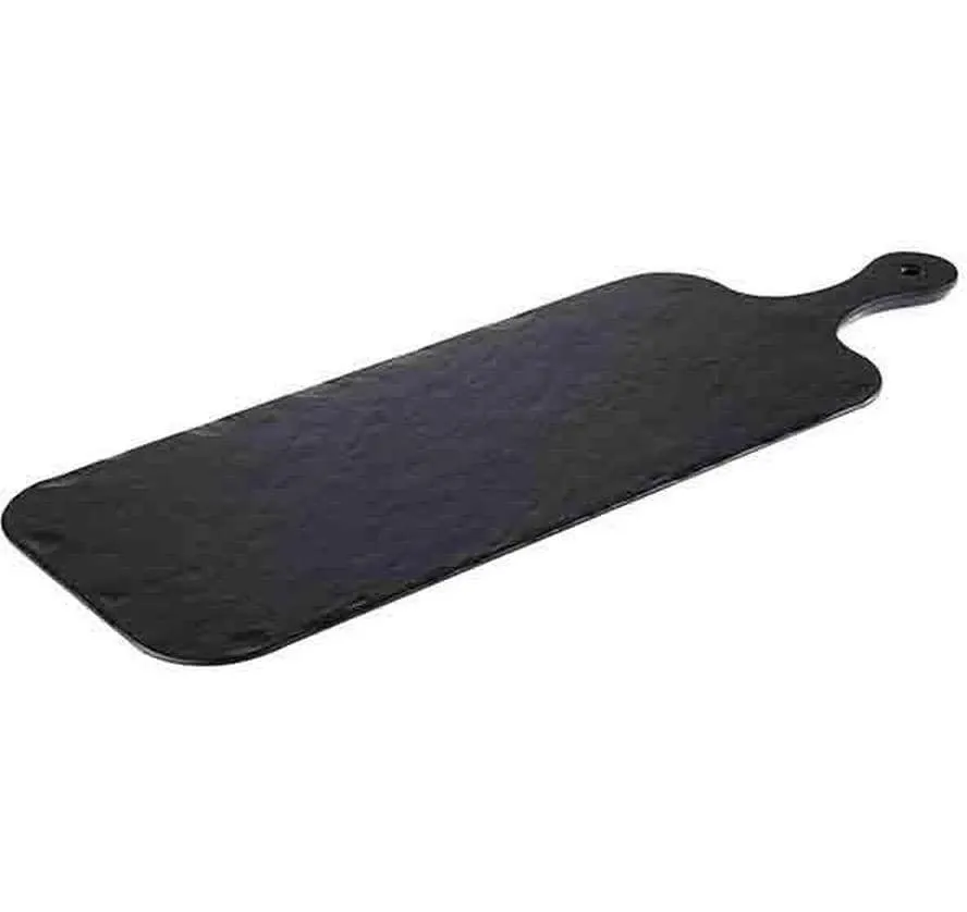 APS Servierplatte Slate Rock 48 cm x 20 cm, Schwarz