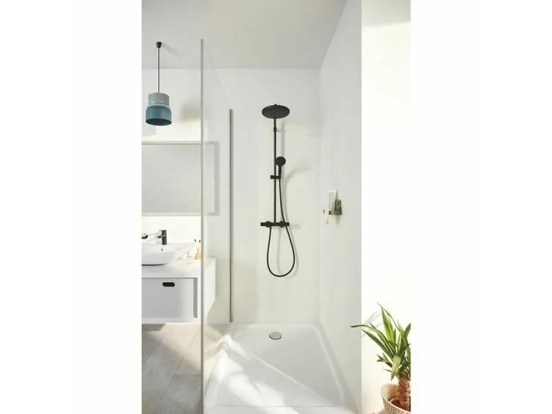 GROHE Vitalio Start 250 mit Thermostatarmatur, Mattschwarz GROHE Vitalio Start 250 mit Thermostatarmatur, Mattschwarz