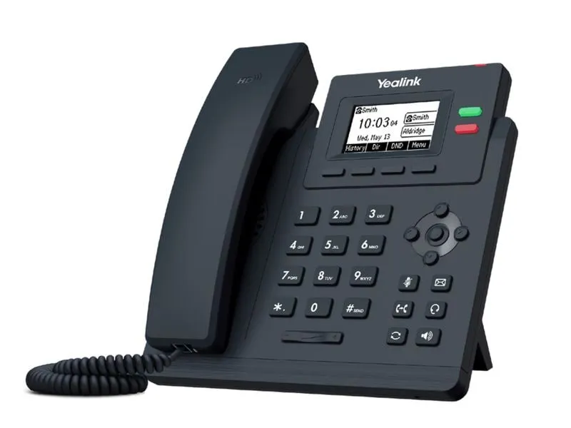 Yealink Tischtelefon T31W Schwarz Yealink Tischtelefon T31W Schwarz