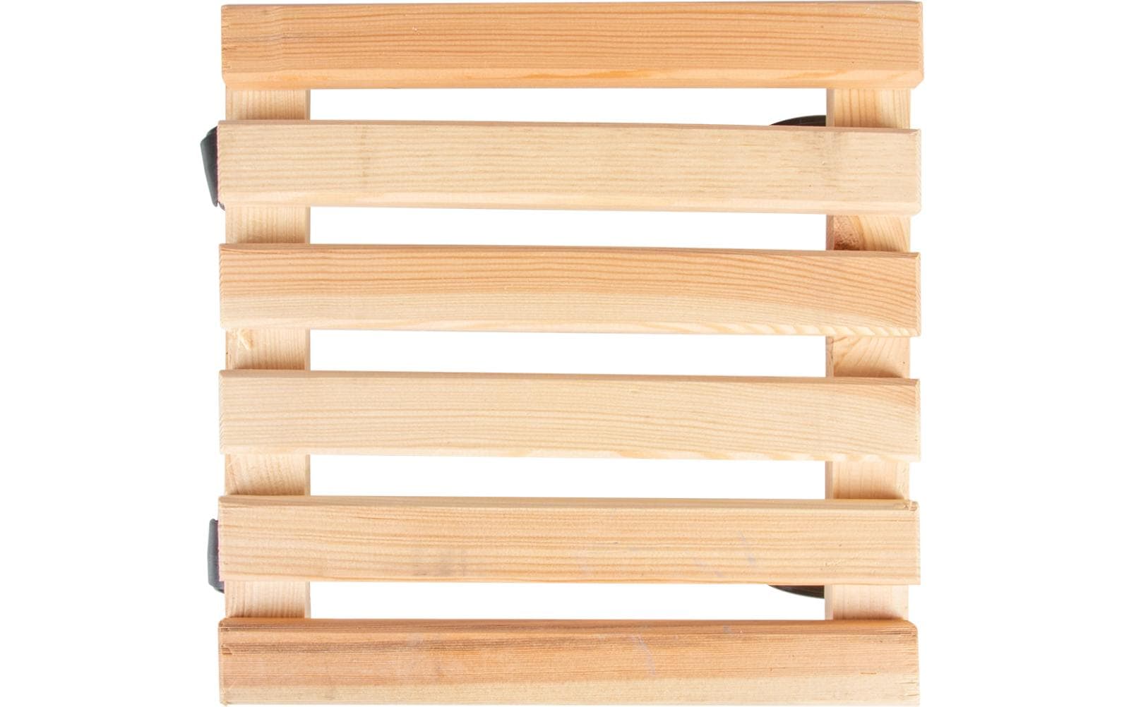 Esschert Design Rolleruntersetzer Quadratisch L Nature/Schwarz