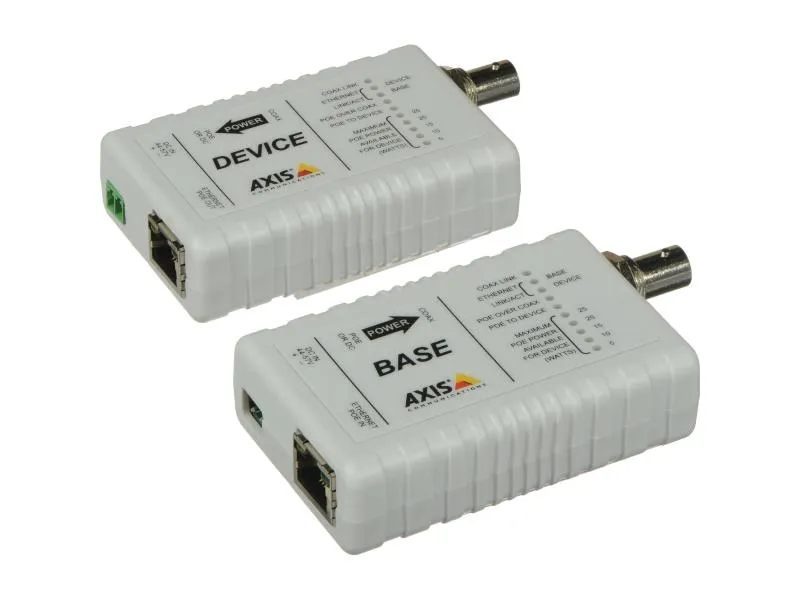 Axis PoE+ Converter T8640 PoE+ over Coax Base und Device Modul Axis PoE+ Converter T8640 PoE+ over Coax Base und Device Modul