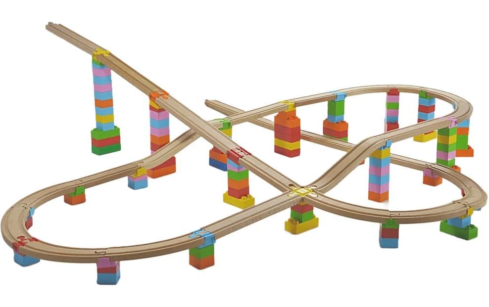 AlphaBoosterz TrackConnectors + Blocks – all in one Block Box L