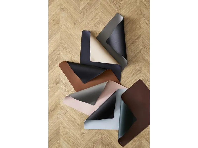 Bitz Tischset 33 cm x 46 cm, 4 Stück, Braun/Schwarz
