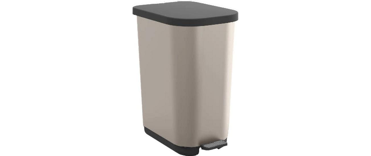 MSV Abfalleimer Harper 35 l, Taupe