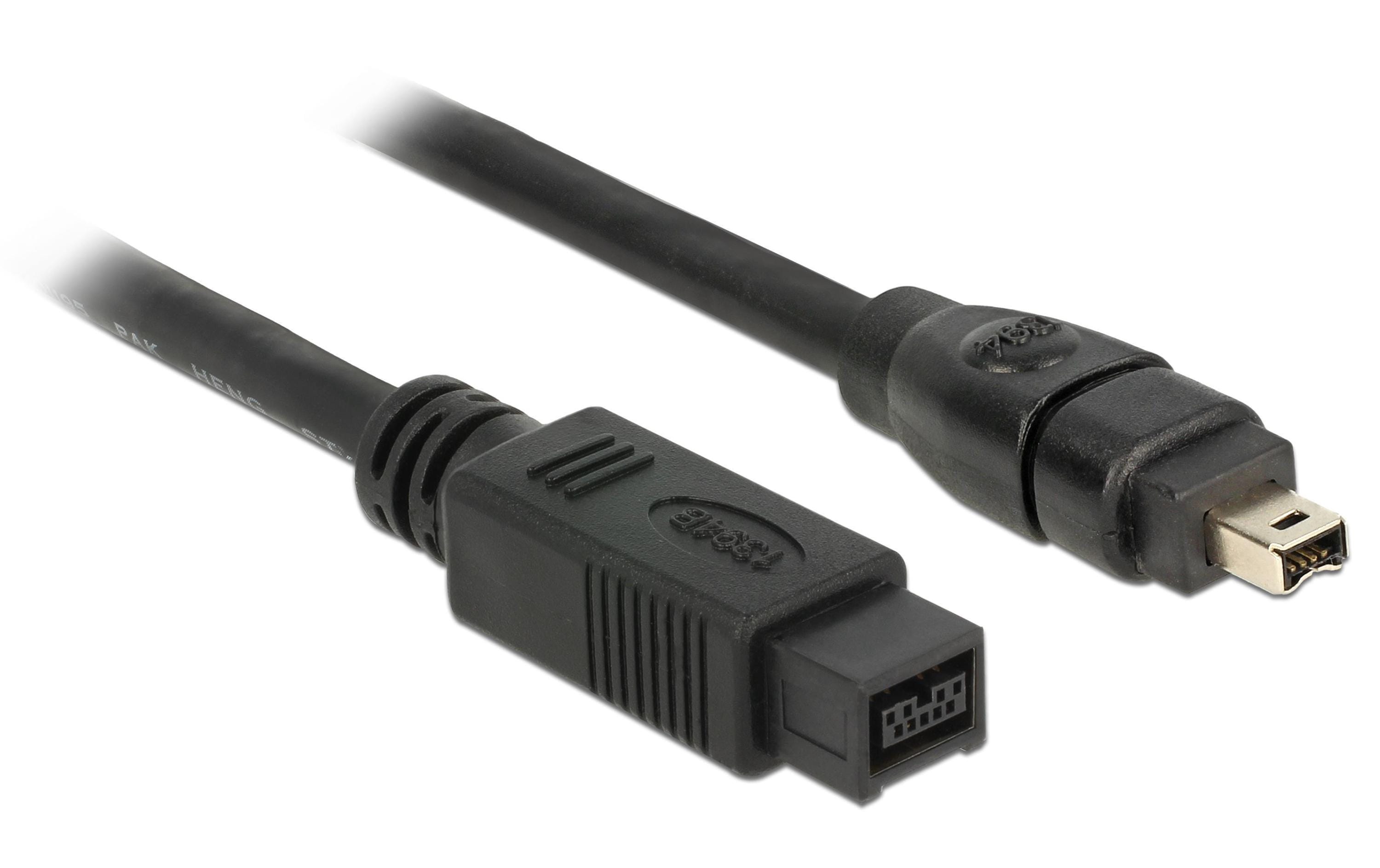 Delock FireWire-Kabel 400Mbps 9Pin-4Pin 1 m Delock FireWire-Kabel 400Mbps 9Pin-4Pin 1 m