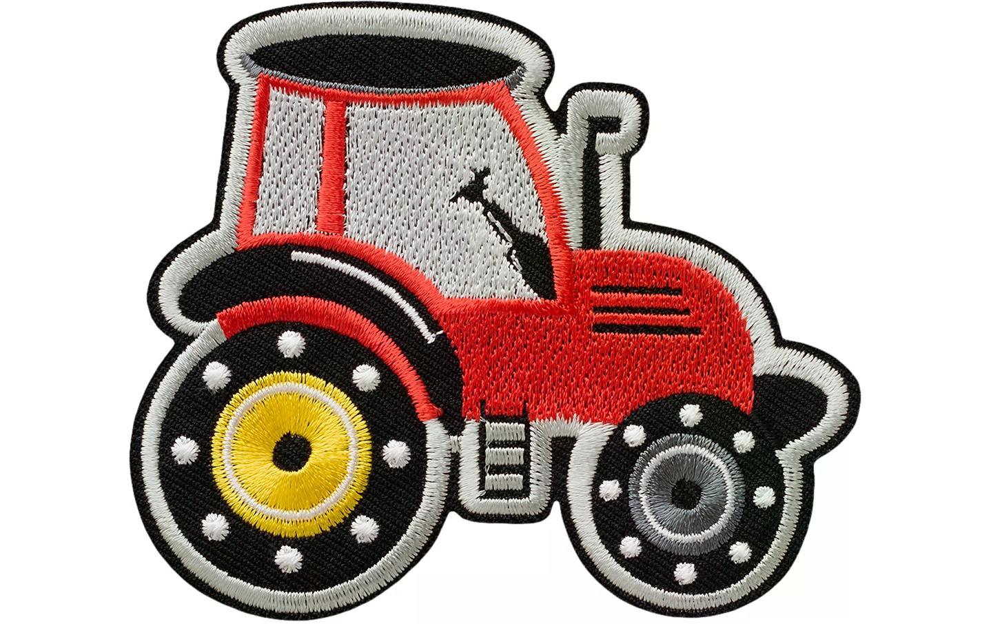 Mono-Quick Aufbügelbild Basic Traktor Rot, 1 Stück Mono-Quick Aufbügelbild Basic Traktor Rot, 1 Stück