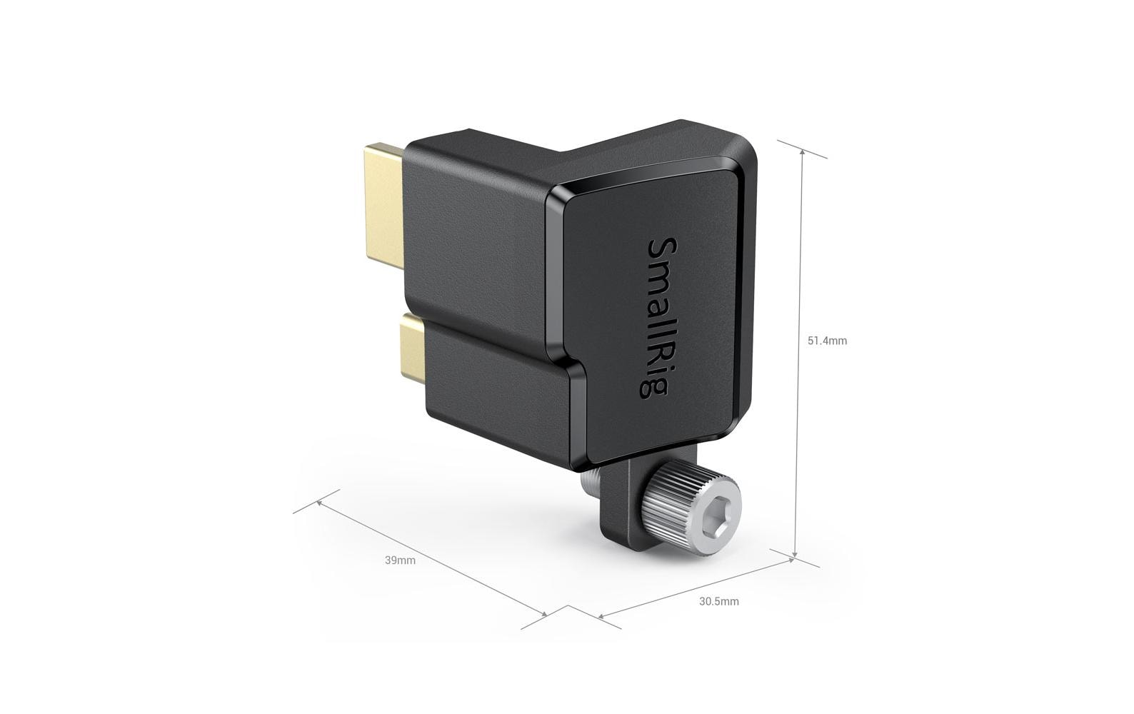 Smallrig Adapter HDMI Type-C Right-Angle für BMPCC 4K Camera Cage