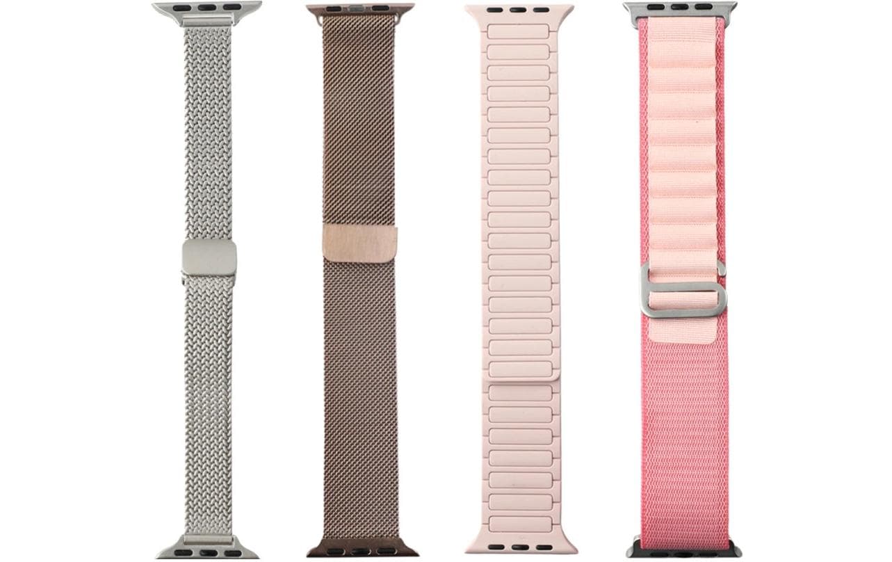 4smarts Armband 4er Set Omega L Apple Watch 42/44/46/49 mm 4smarts Armband 4er Set Omega L Apple Watch 42/44/46/49 mm