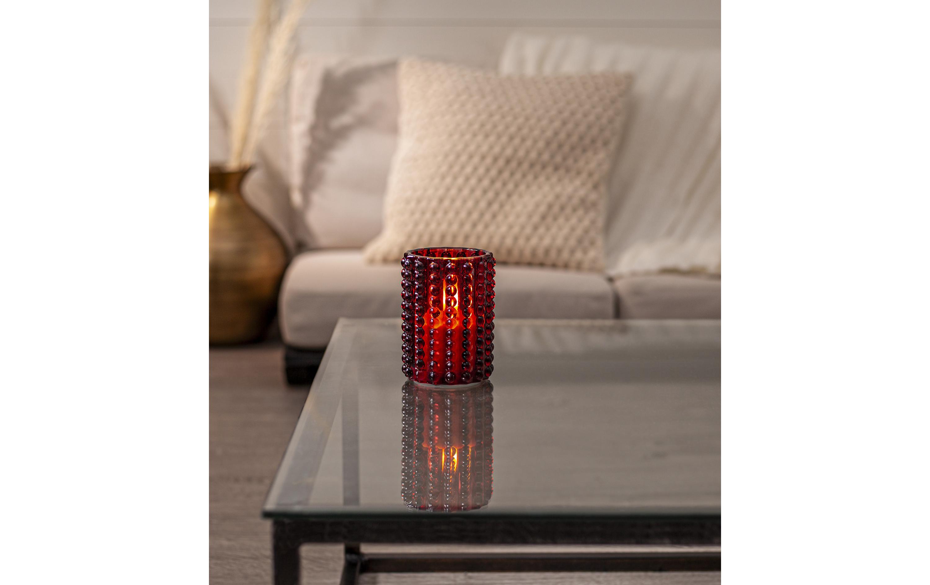 Star Trading LED-Kerze Flamme Dotty, Rot, 12.5 cm Star Trading LED-Kerze Flamme Dotty, Rot, 12.5 cm
