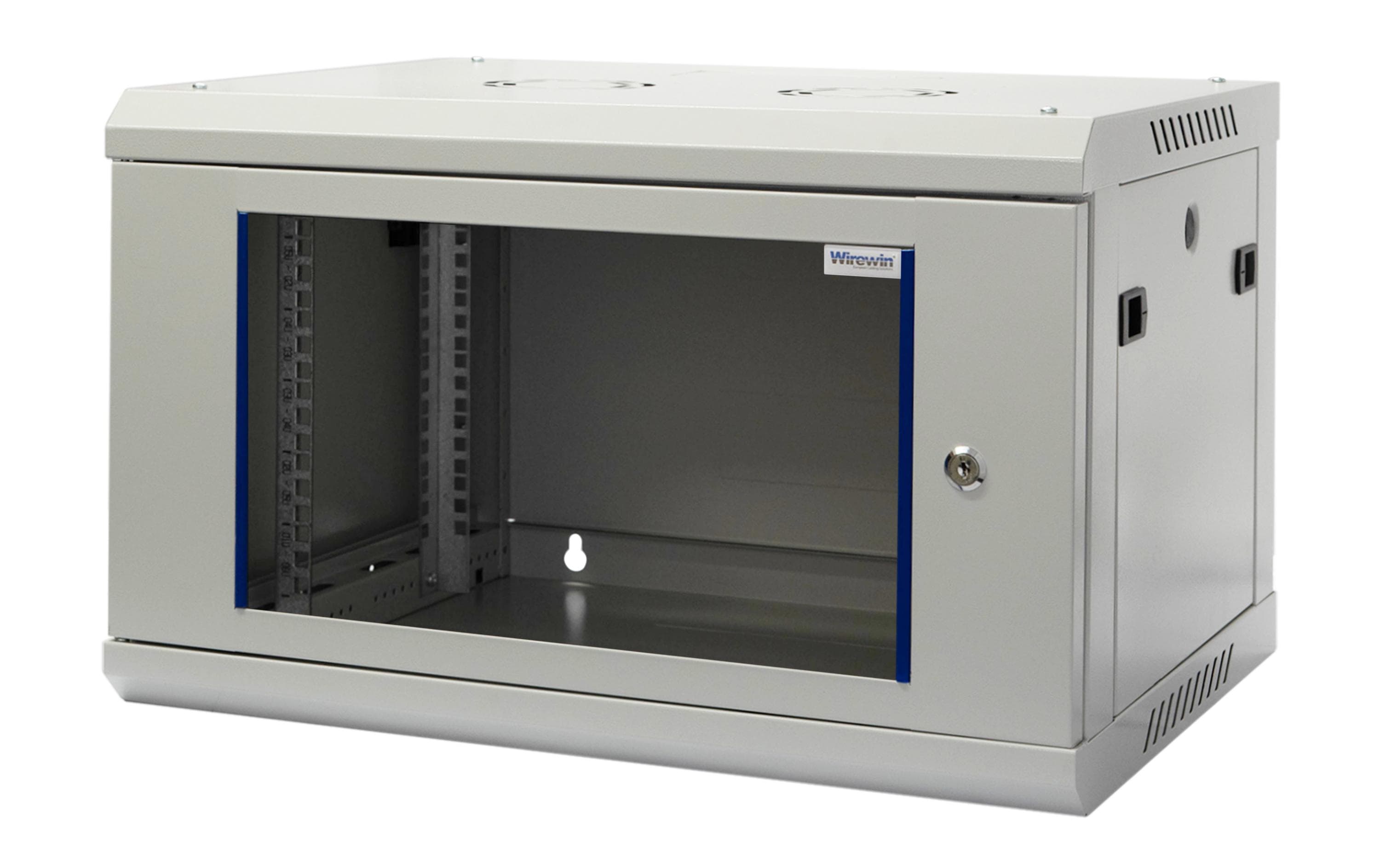 Wirewin Wandschrank 600X600X6U Pro 3rd Gen 19 / 6HE / Grau Wirewin Wandschrank 600X600X6U Pro 3rd Gen 19 / 6HE / Grau
