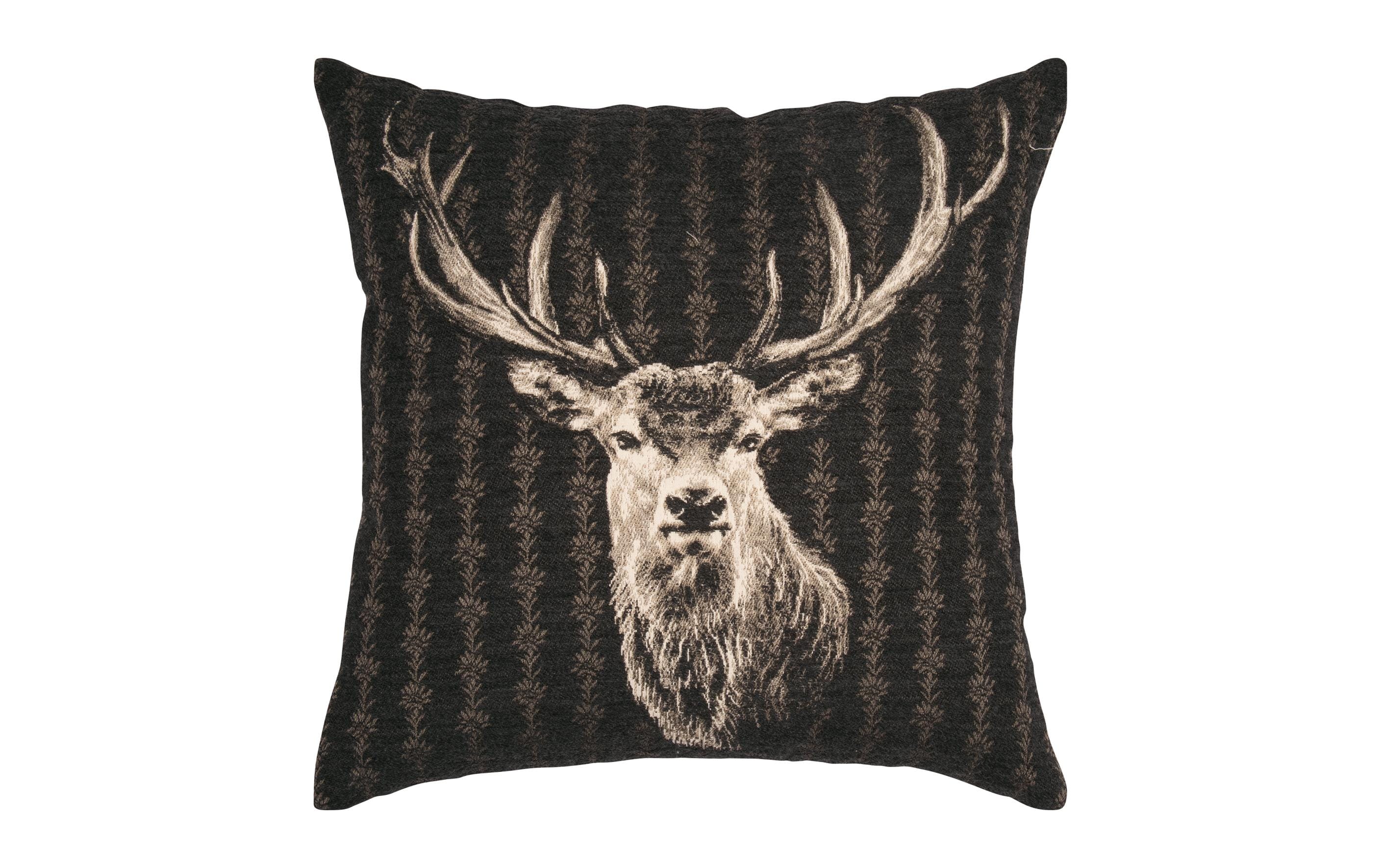pad Kissenbezug Urban Hirsch Grau, 50 x 50 cm
