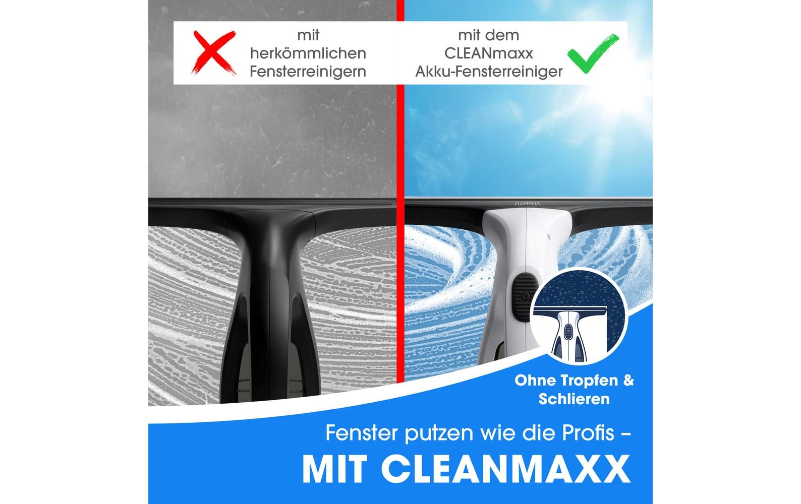 Lumaland CLEANmaxx Akku-Fensterreiniger 3.7 V