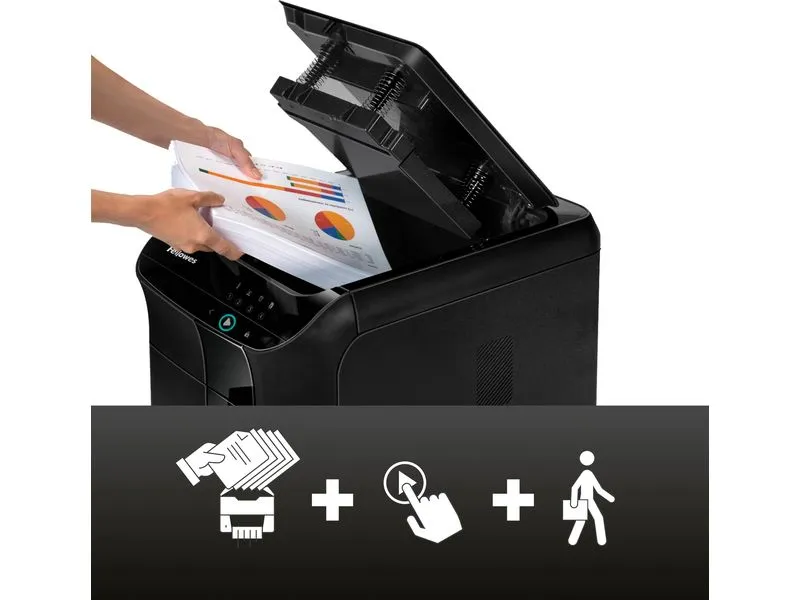 Fellowes Aktenvernichter 450C Schwarz