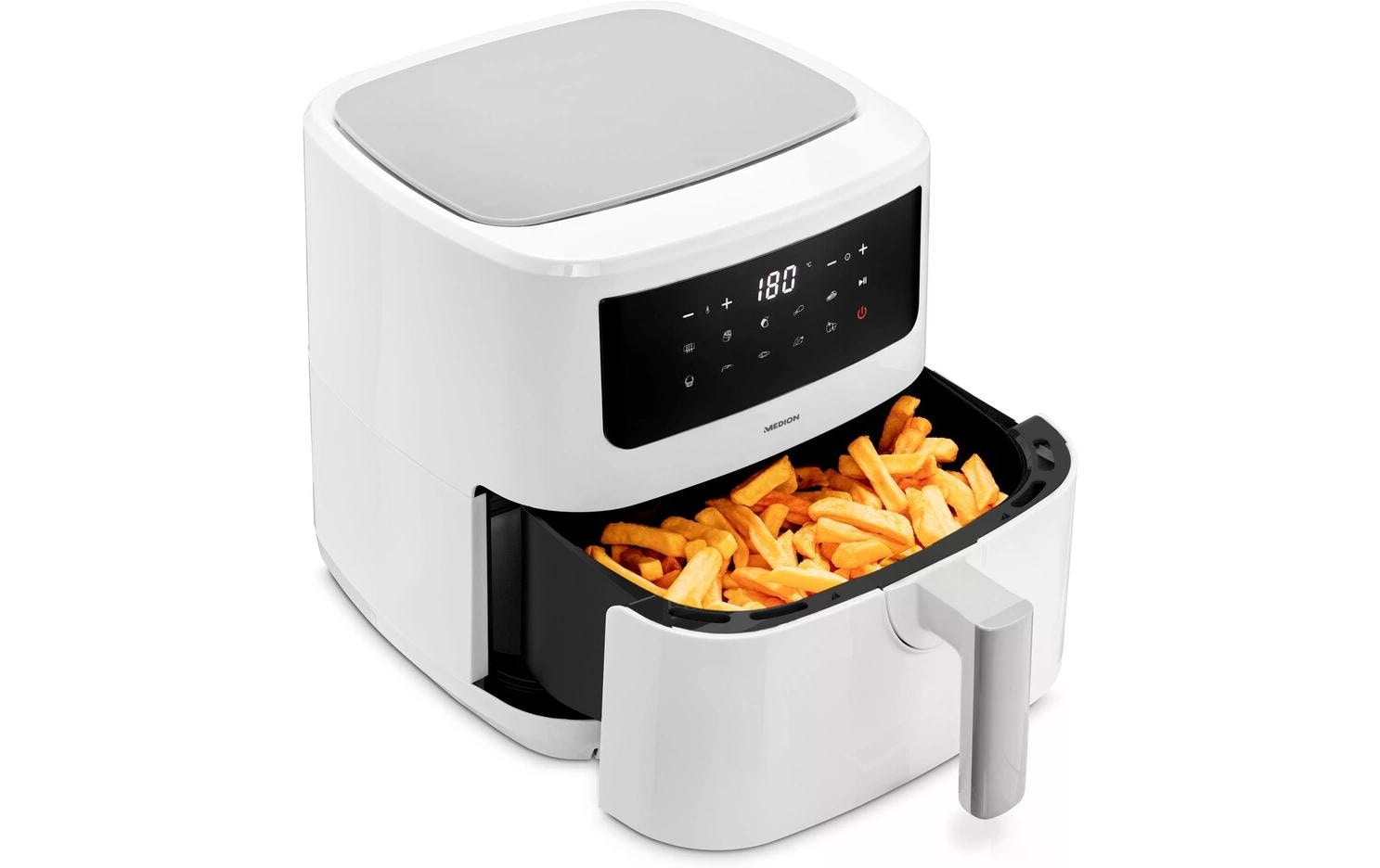 Medion Heissluft-Fritteuse MD 11750 7.2 l, Weiss