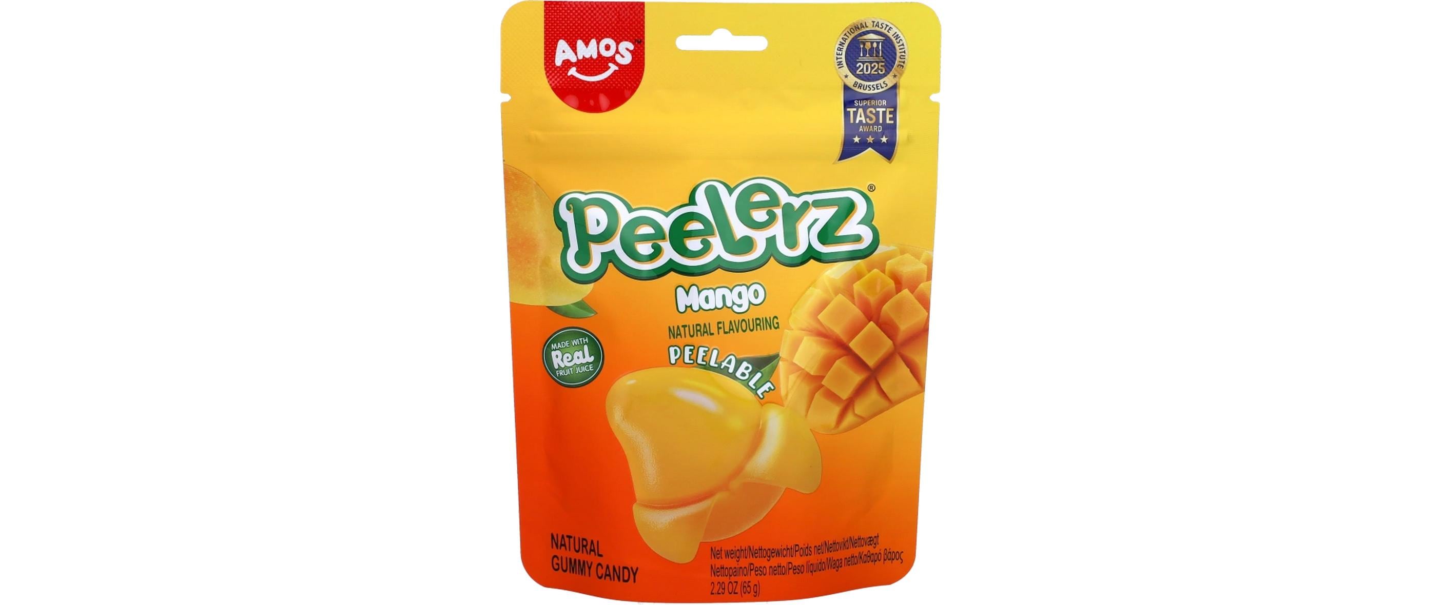 Amos Fruchtgummi Peelerz Mango 65 g Amos Fruchtgummi Peelerz Mango 65 g