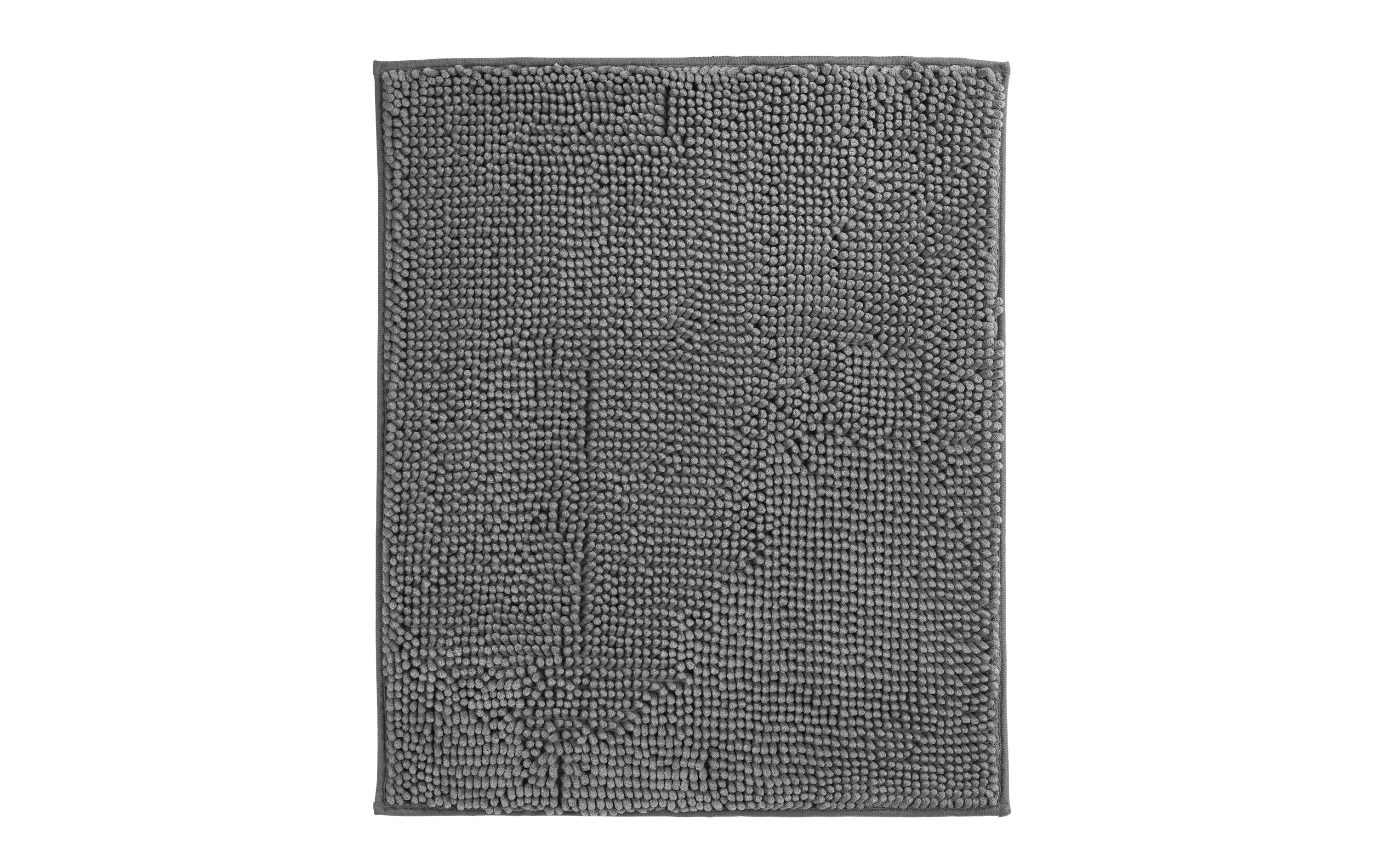 diaqua® Badteppich Shania 55 x 65 cm, Anthrazit