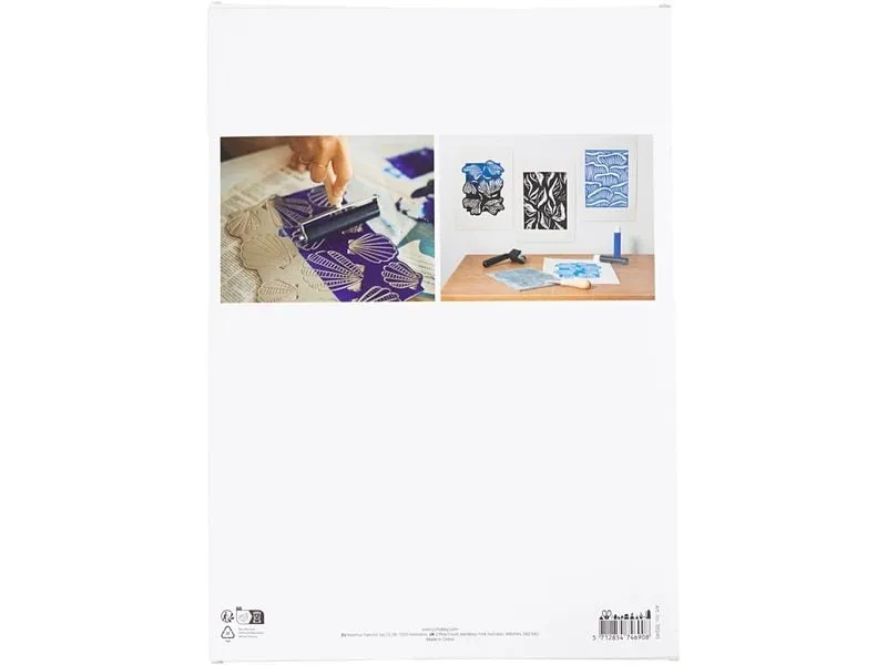 Creativ Company Stempel Zubehör Linoldruckplatte Gummi A4 Creativ Company Stempel Zubehör Linoldruckplatte Gummi A4