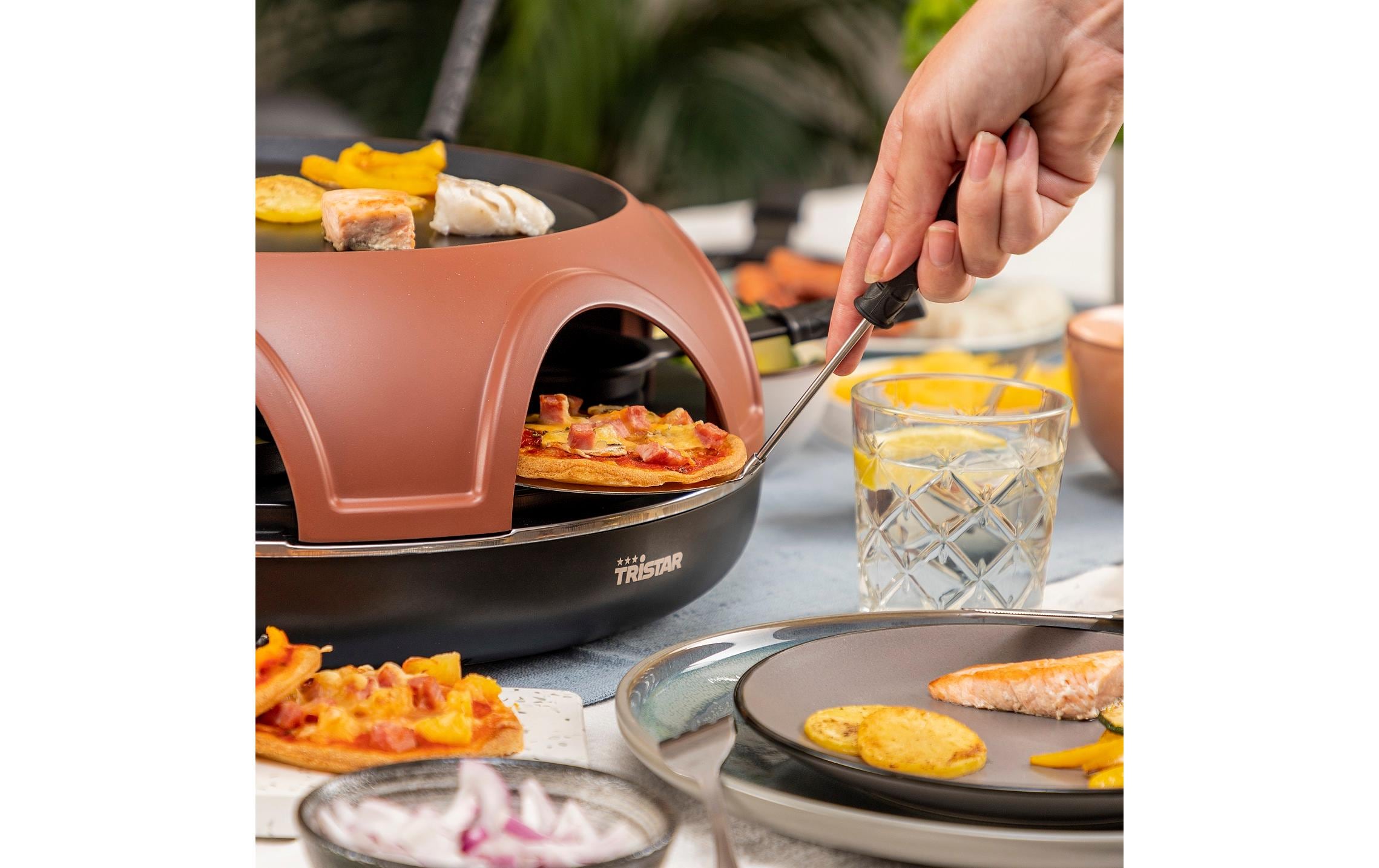 Tristar Pizzadom Pizza Festa Gourmet für 6 Personen