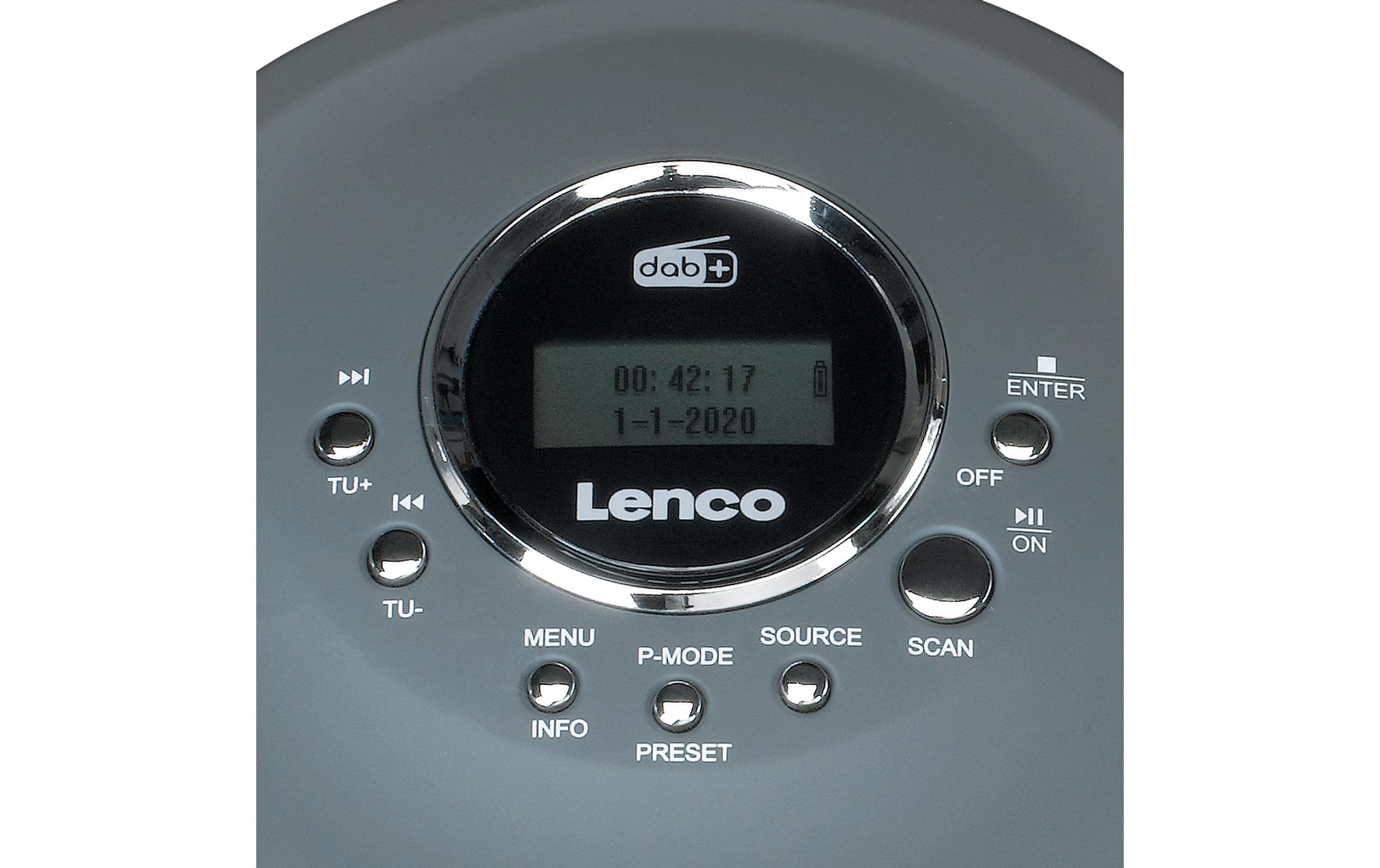 Lenco MP3 Player CD-400GY Grau