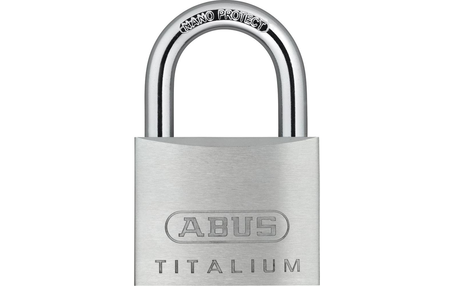 Abus Vorhängeschloss 64TI/50 Silber Aluminium