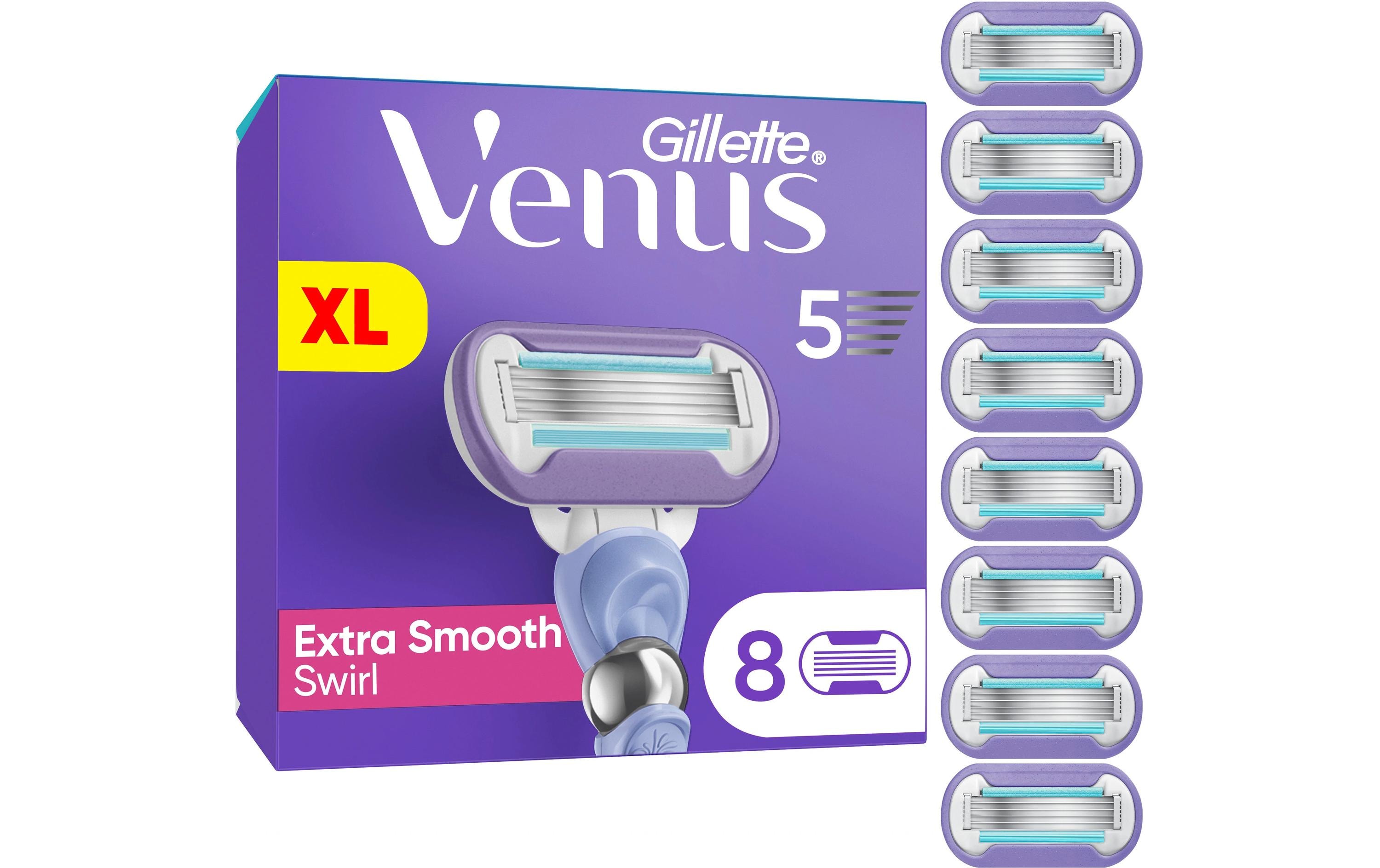 Gillette Venus Rasierklingen Extra Smooth Swirl 8 Stück