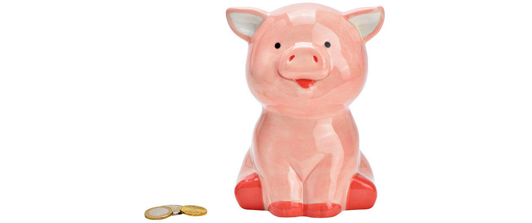 G. Wurm Spardose Schwein 12 x 17 x 12 cm