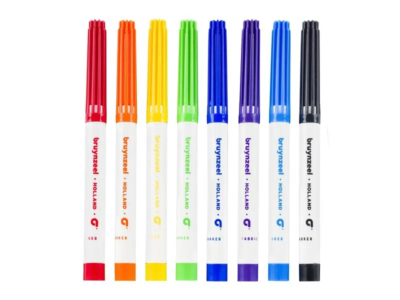 Bruynzeel Textilmarker 8 Stück Bruynzeel Textilmarker 8 Stück
