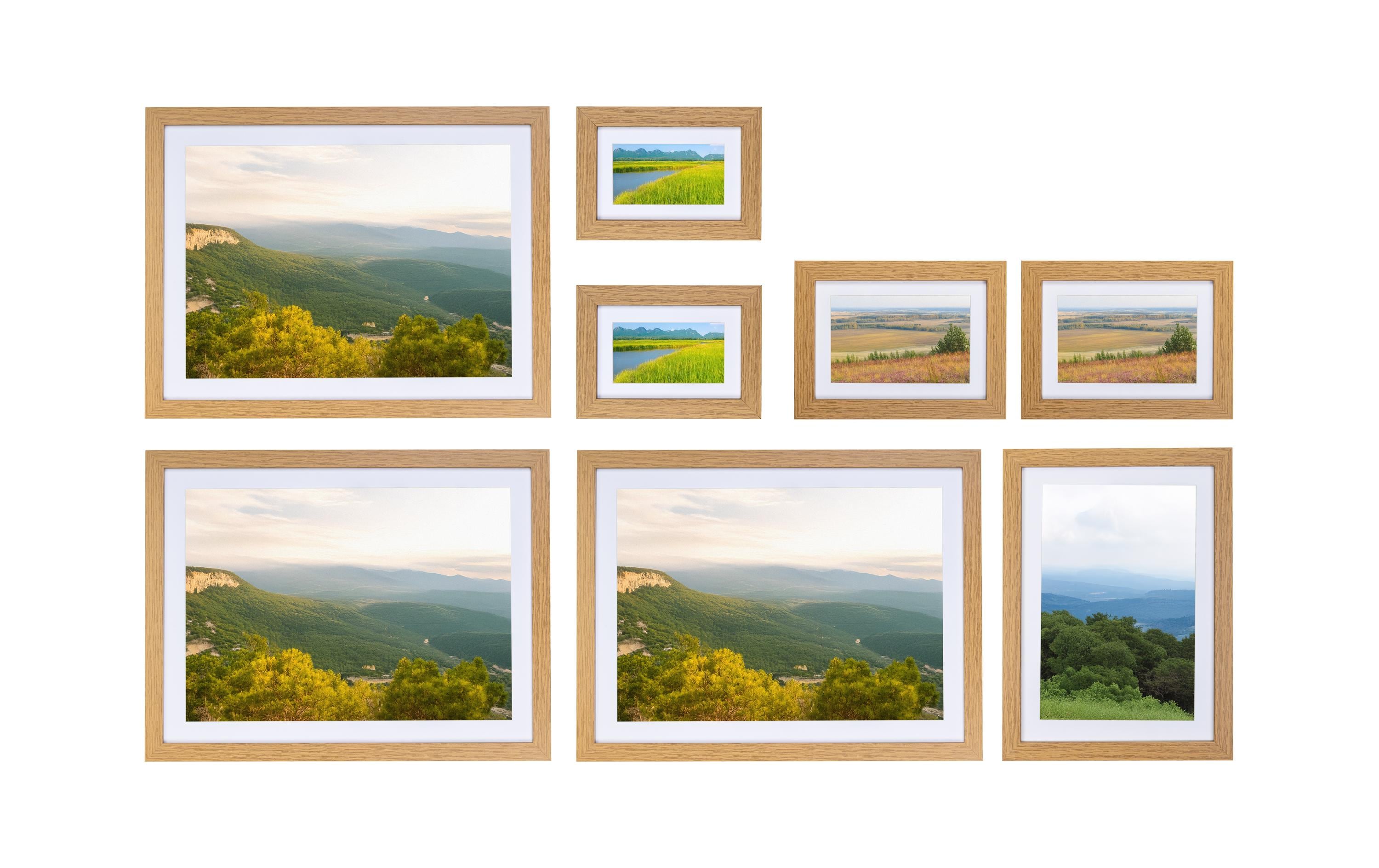 COCON Bilderrahmen 8er-Set, Nature