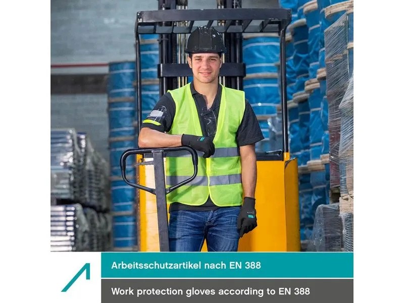 ACE Arbeitshandschuh 10 Paar PureBlack PU Grösse: L, Schwarz ACE Arbeitshandschuh 10 Paar PureBlack PU Grösse: L, Schwarz