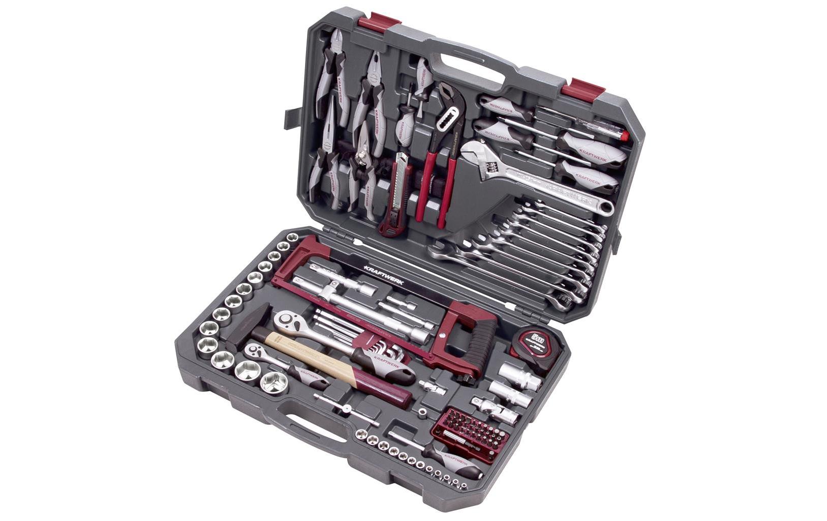 Kraftwerk Steckschlüssel-Set Basic 1/4+1/2 115-teilig Kraftwerk Steckschlüssel-Set Basic 1/4+1/2 115-teilig