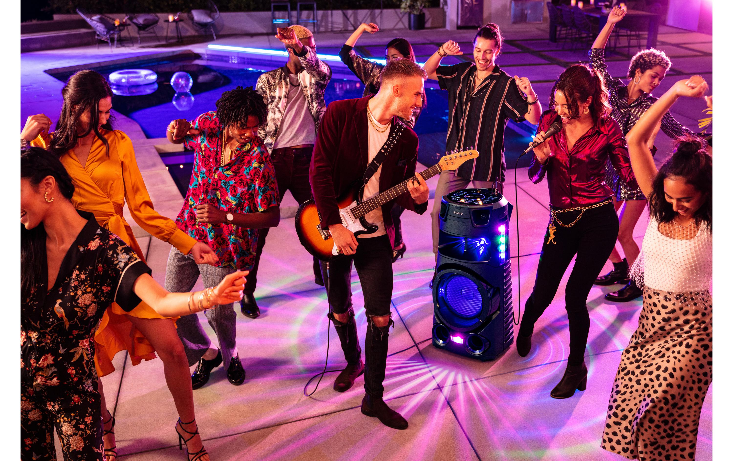 Sony Musik-System MHC-V73D Schwarz