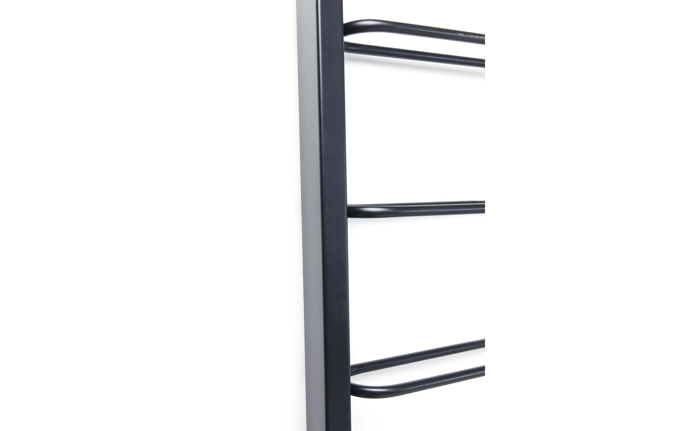 Kare Weinregal Bistro 42 x 120 cm, Schwarz