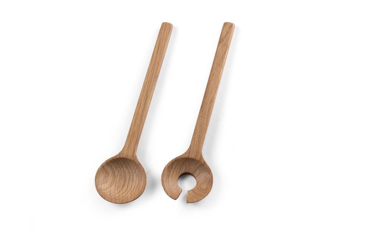 Bitz Salatbesteck 24 cm Eichenholz