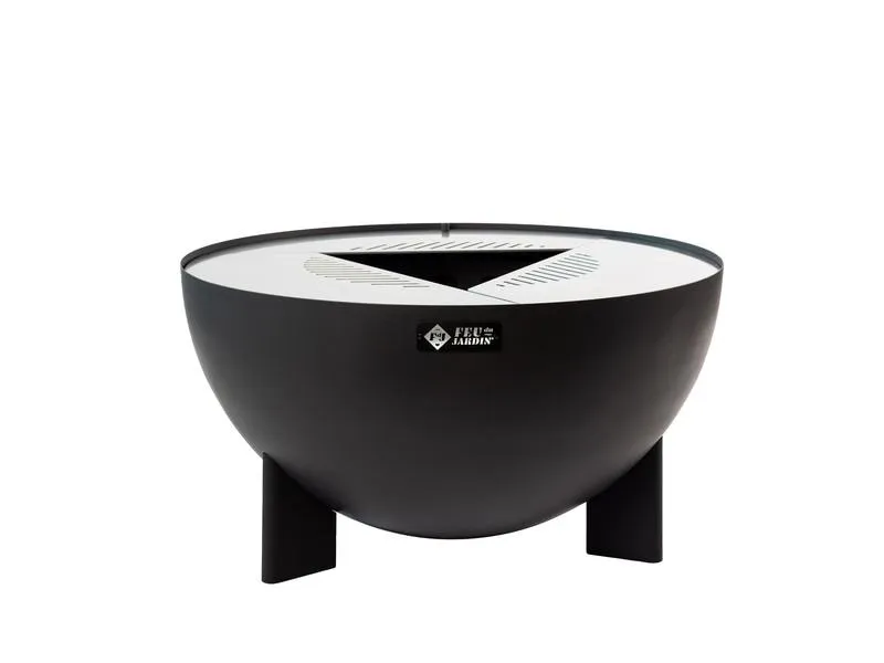 FEU DU JARDIN Feuerstelle Tria, Ø 98 cm, Schwarz FEU DU JARDIN Feuerstelle Tria, Ø 98 cm, Schwarz