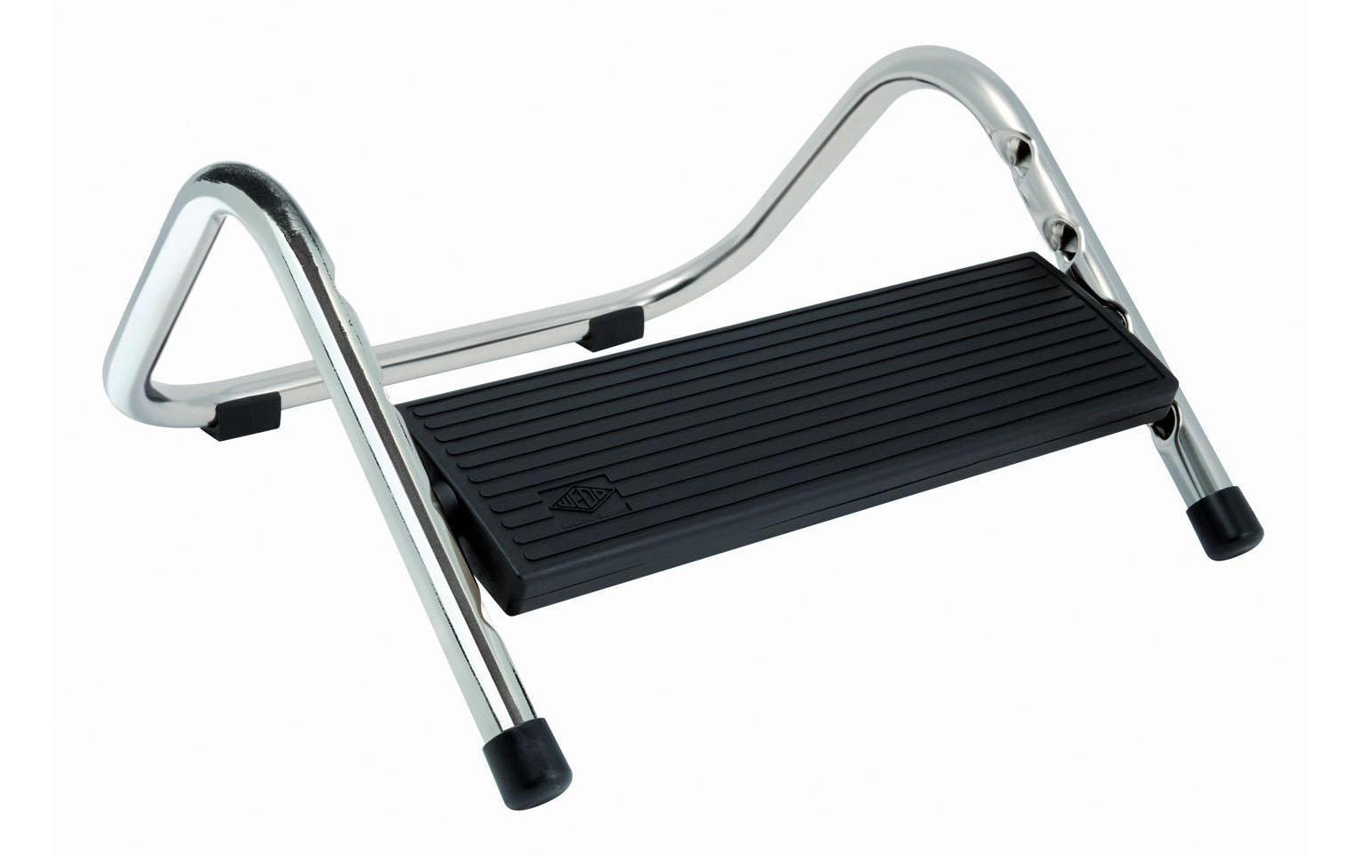 WEDO Fussstütze Trittboy 4 Stufen, Silber WEDO Fussstütze Trittboy 4 Stufen, Silber