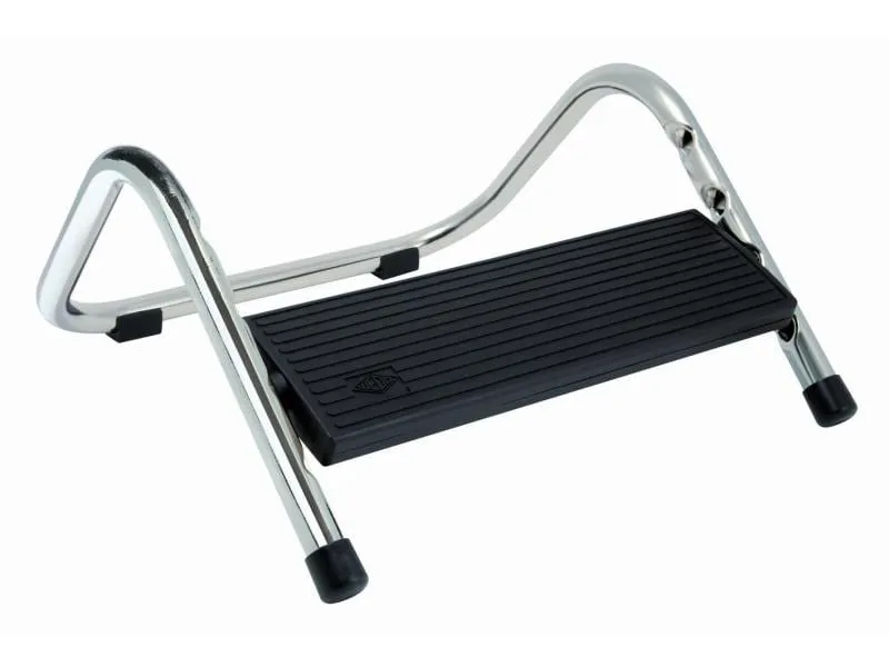 WEDO Fussstütze Trittboy 4 Stufen, Silber