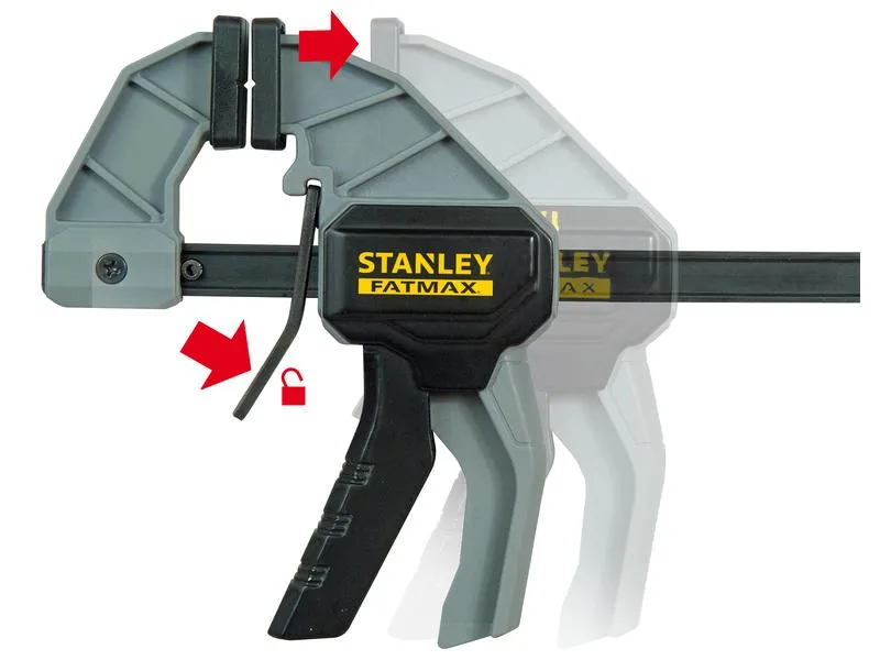 Stanley Fatmax Einhandzwinge Fatmax M, 150 mm Stanley Fatmax Einhandzwinge Fatmax M, 150 mm