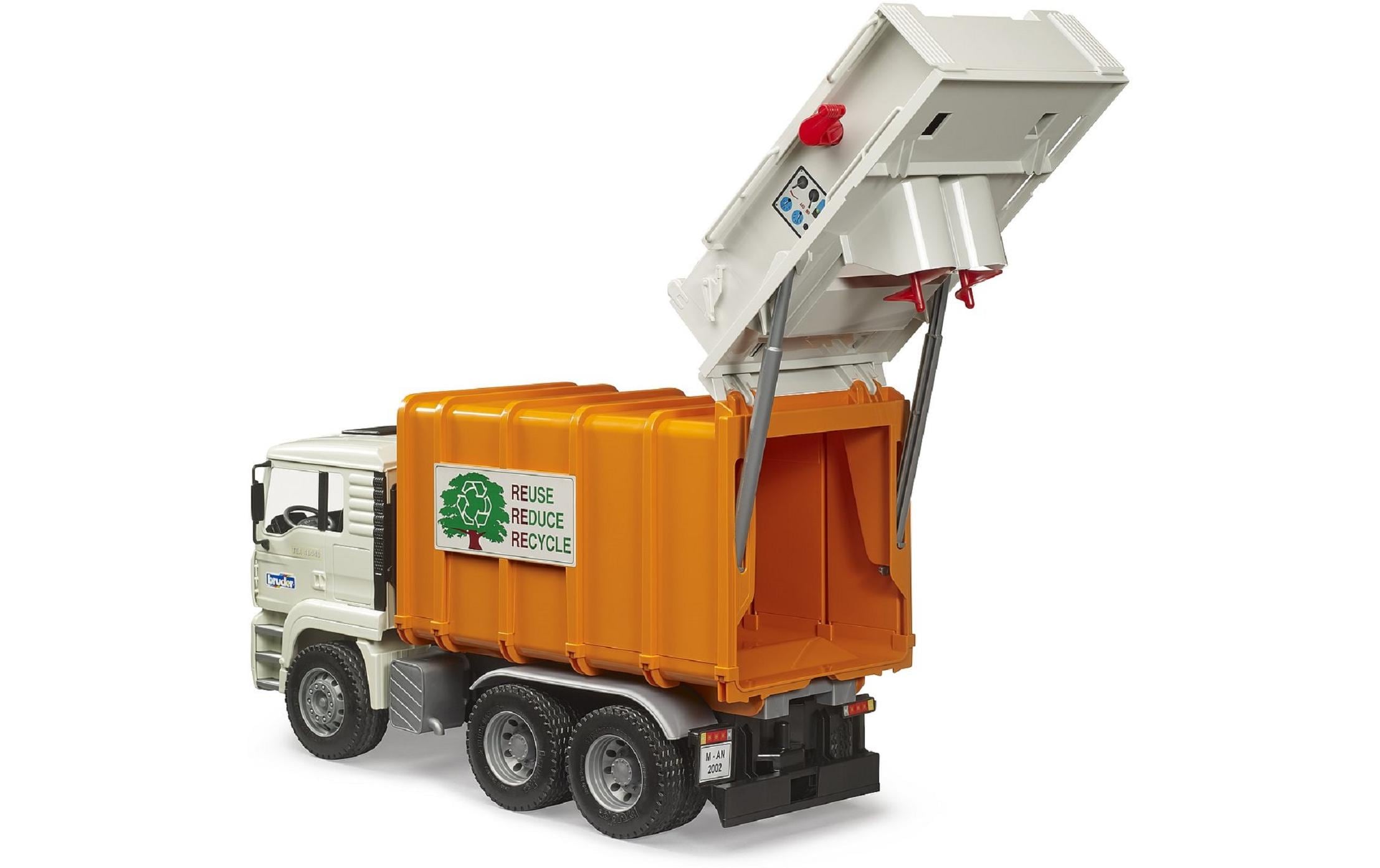 Bruder Spielwaren Hecklader Müll-LKW MAN TGA