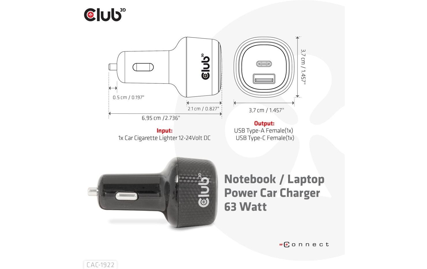 Club 3D Autoladegerät CAC-1922
