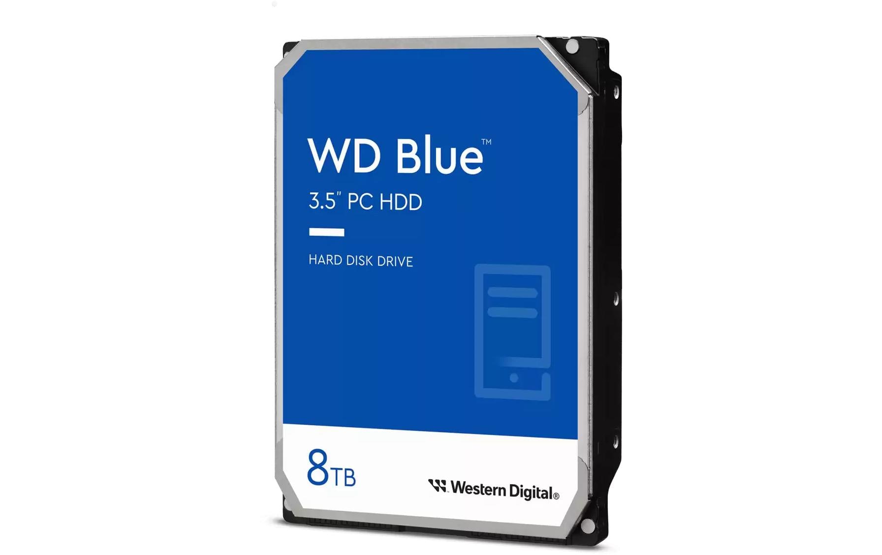 Western Digital Harddisk WD Blue 3.5 SATA 8 TB