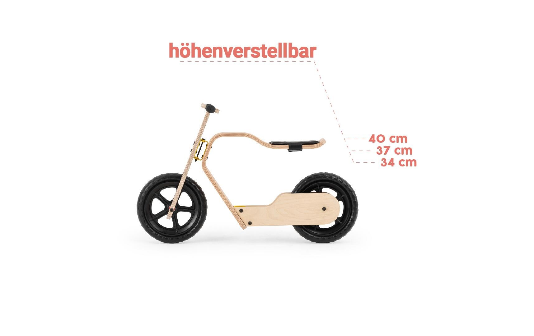 Mamatoyz Laufrad Balance Bike Hellbeige