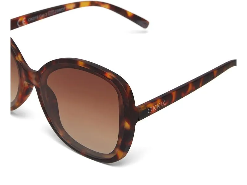 OKKIA Sonnenbrille Anna Classic Havana