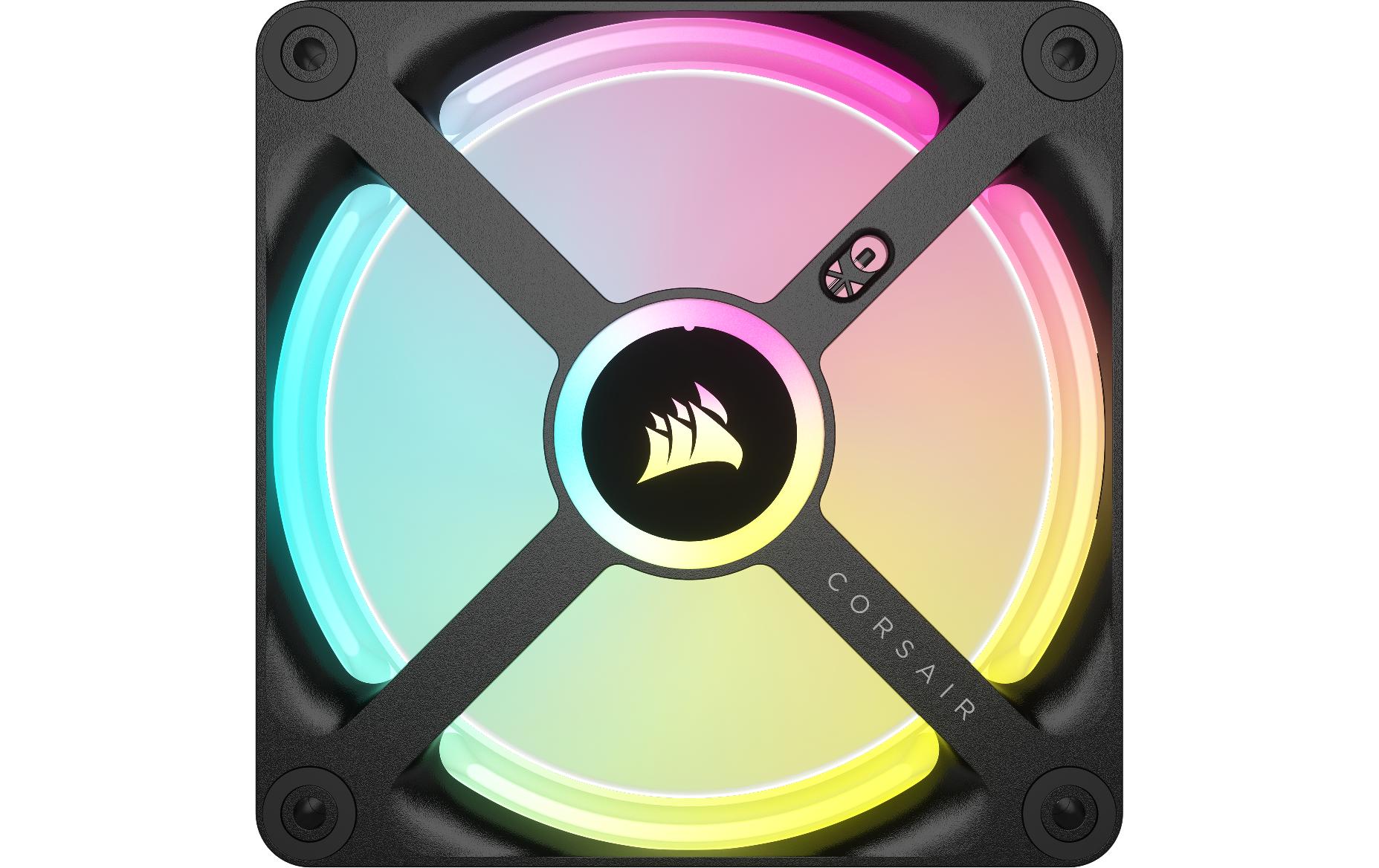 Corsair PC-Lüfter iCUE QX120 RGB Expansion Kit Schwarz