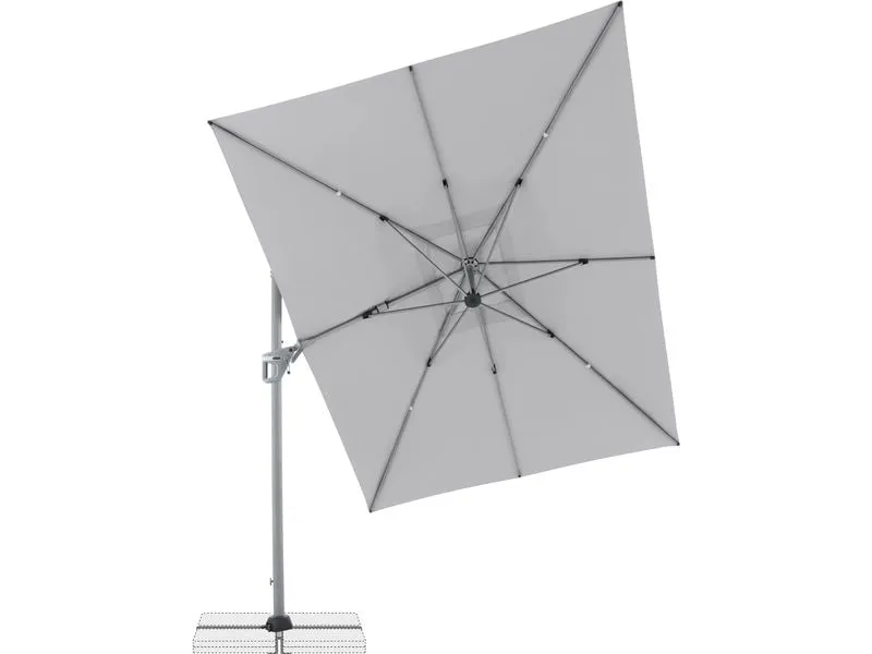 Doppler Sonnenschirm Active II 350 x 260 - Hellgrau