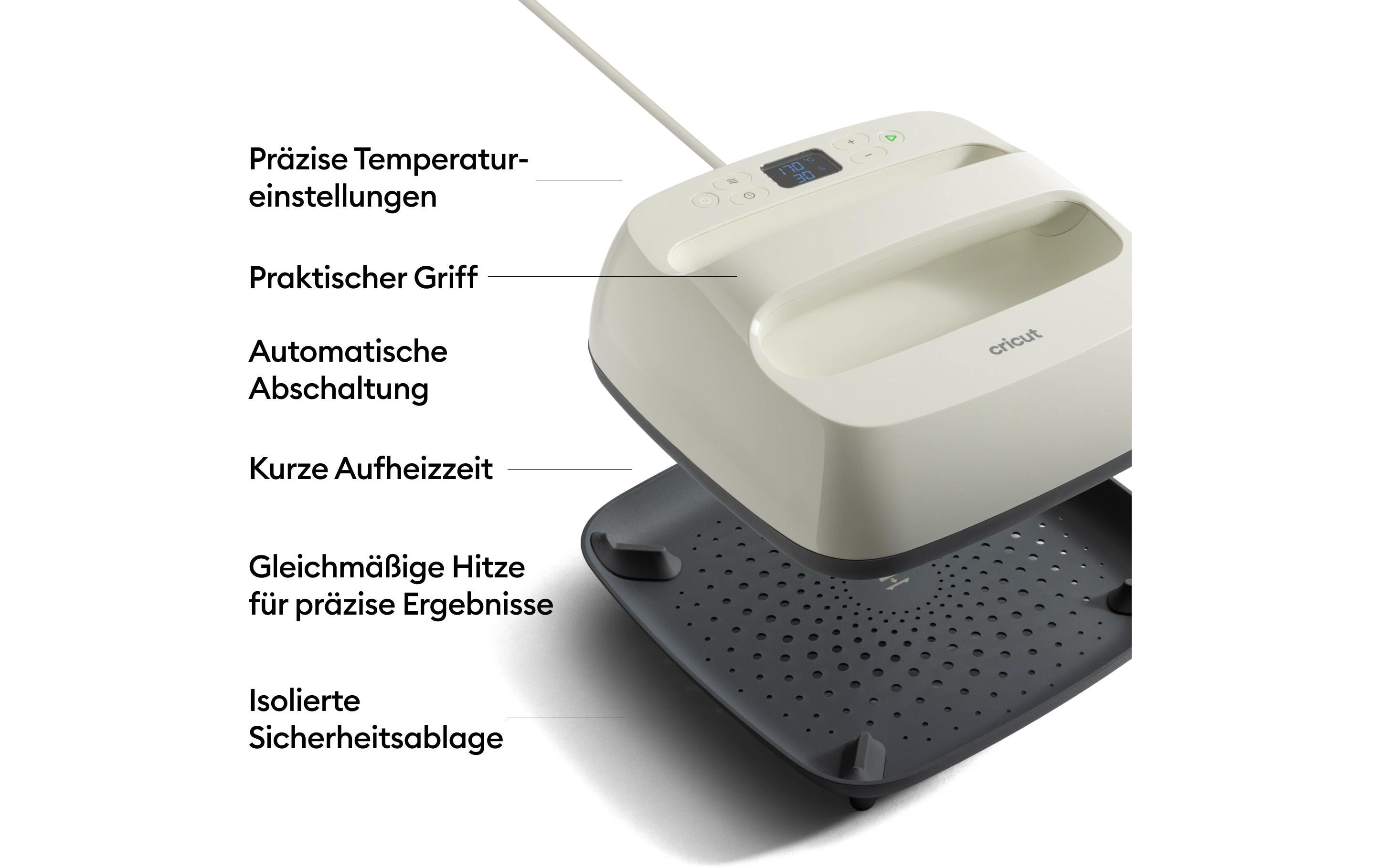 Cricut Transferpresse EasyPress 3 22.8 x 22.8 cm, Taupe